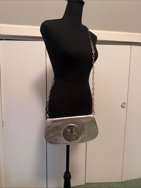 Tory Burch silver bag